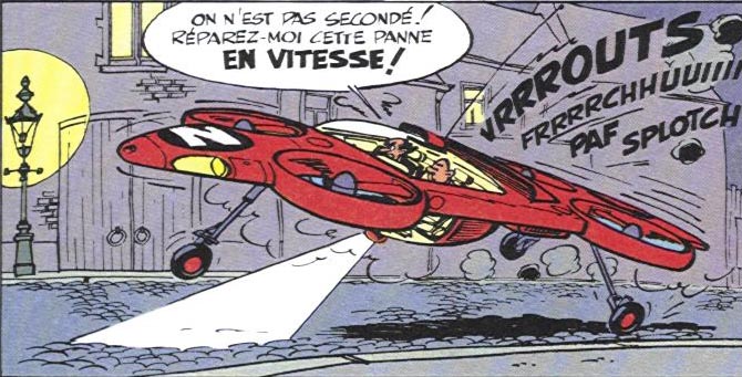 La Zorglumobile ©Dupuis Franquin - Z comme Zorglub